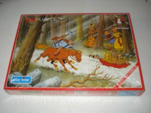 Play Time puzzel Lambik op paard met zwaard en hamer