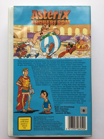 VHS Asterix Erobert Rom