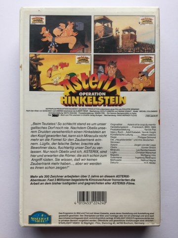 VHS Asterix Operation Hinkelstein