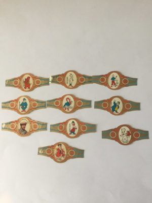 Sigarenbandjes 10 stuks GraafTilly Blauw Rood