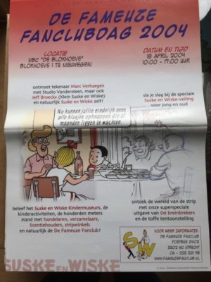 Poster Fanclubdag 2004