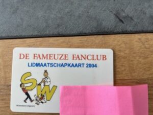 Lidmaatschap Pas Fanclub 2004