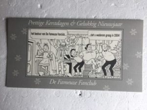 Kaart Prettige Kerstdagen en een Gelukkig Nieuwjaar 2004