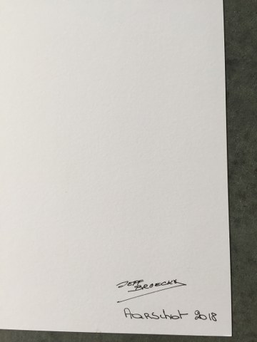 Ex-Libris Giraf aan tafel Jeff Broeckx