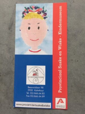 Folder Provincaal kindermuseum Hoofd Wiske