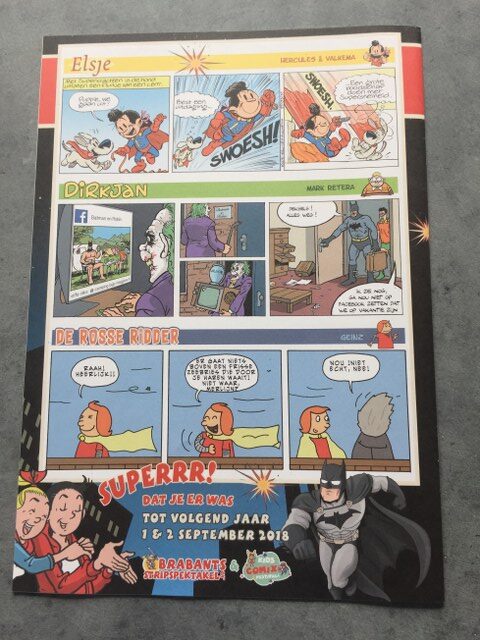 Folderboekje 32st Brabants stripspektakel Comix