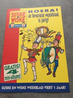 Folder weekblad Hoera ! gratis mini albums