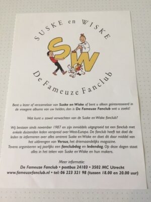 Folder De Fameuze fanclub