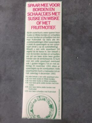 Kaart van AH pak Borden Groen