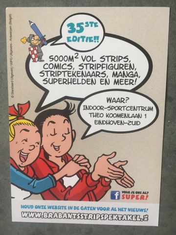 Folder Brabants stripspektakel 35 ste Editie Folder Brabants stripspektakel 35 ste Editie