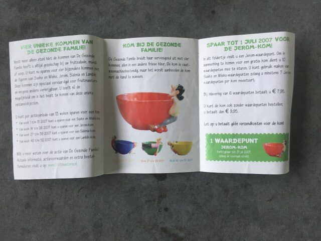 Fruitmaster Folder waardepunt Jerom Kom