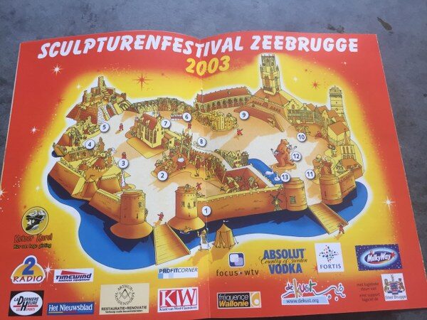 Info boekje Sculpturenfestival Zeebrugge 2003
