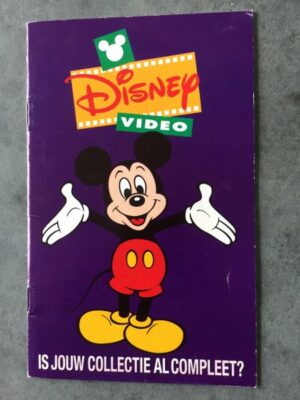 Folder Boekje Disney Video