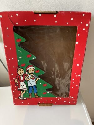 Fruitmaster kerstmotief kartonnen doos
