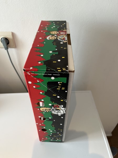 Fruitmaster kerstmotief kartonnen doos