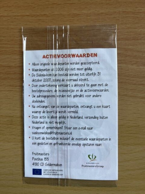 Fruitmaster Spaarpunt Unieke kom Sidonia