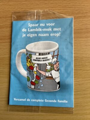 Fruitmaster spaarpunt mok lambik