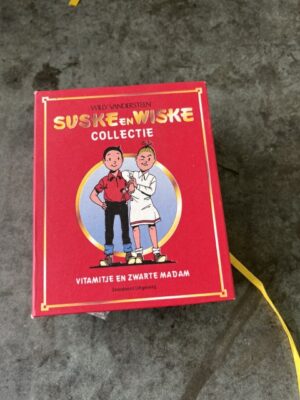 Leeg doosje Schaakstukken Vitamitje en Zwarte Madam